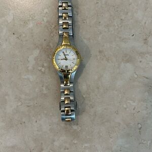 Fossil women’s watch. Gold and silver
